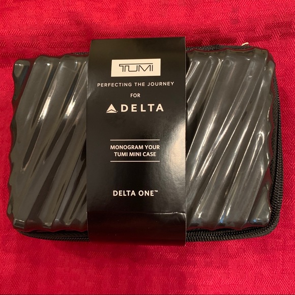 Tumi Other - NEW Delta One TUMI Hard Case Amenity Kit In Black